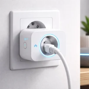 Enchufes inteligentes con medición conectado a la pared