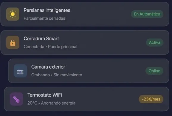 Casa Inteligente y Domótica Fácil: Todos los dispositivos inteligentes facilitan tu vida.