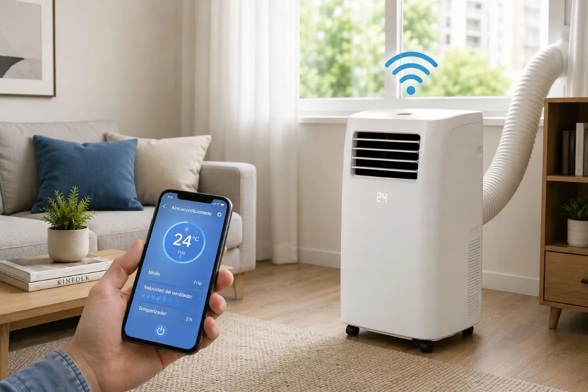 Guía de compra aire acondicionado portátil WiFi inteligente: factores clave 2026